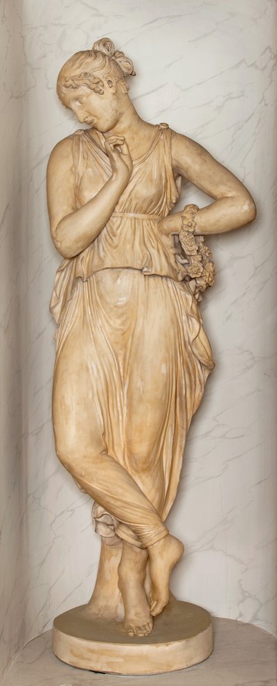Dancer with Finger on Chin (plaster) by Antonio Canova